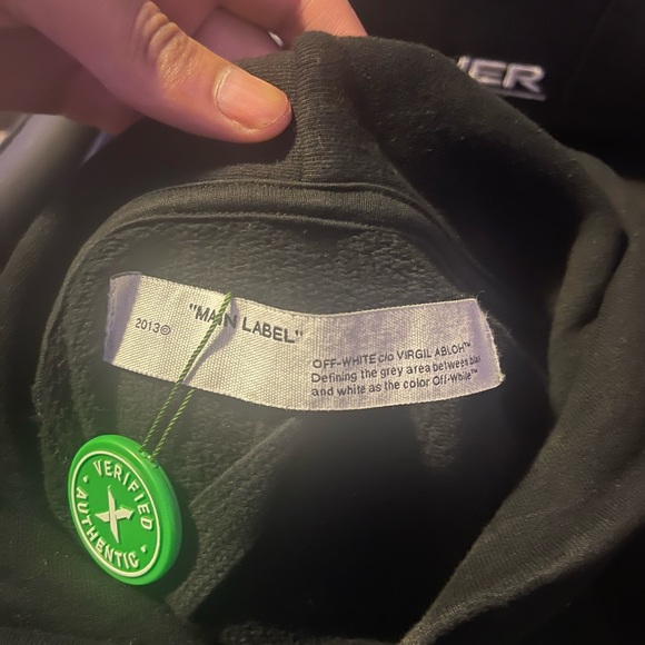 offwhite green incompiuto hoodie - Picture 10 of 15